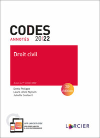 CODES ANNOTES 2022 - DROIT CIVIL