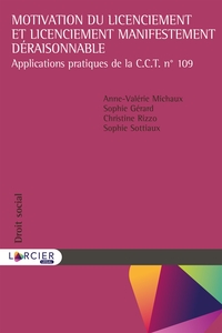 Motivation du licenciement et licenciement manifestement déraisonnable - Applications pratiques de l