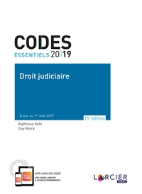 Code essentiel - Droit judiciaire 2019