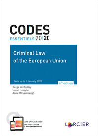 Code essentiel - Criminal Law of the European Union