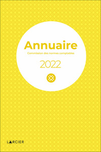 ANNUAIRE 2022 CNC - COMMISSION DES NORMES COMPTABLES