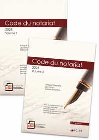 Pack Code du notariat 2023 - Volume 1+2