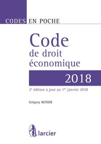 Code en poche - Code de droit économique 2018