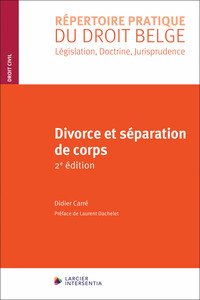 Divorce et séparation de corps 2ed