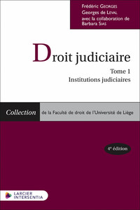 DROIT JUDICIAIRE - TOME 1 : INSTITUTIONS JUDICIAIRES