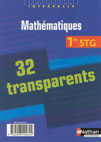 Mathématiques - Intervalle  1re STG, Classeur Transparents