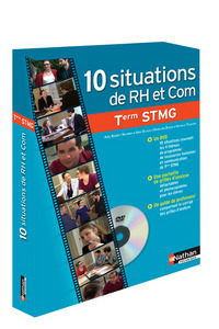 Ressources humaines et communication - 10 situations  Tle STMG, Coffret de 10 situations de RH et communication