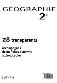 GEOGRAPHIE 2E CLASS 28 TRANSP