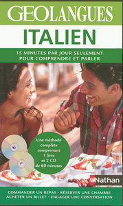 Pack Italien Géolangues Livre + CD audio