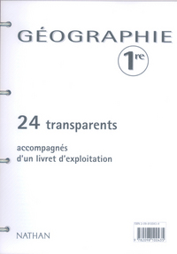 GEOGRAPHIE 1RE CLASSE TRANSPAR