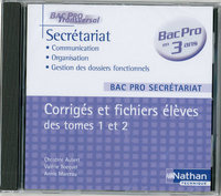 Secrétariat - CD-Rom du professeur commun aux 2 tomes 1re et Terminale Bac Pro 3 ans Secrétariat