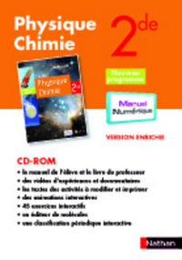Physique Chimie - Sirius 2de, CD-rom - Manuel numérique non-adoptant papier