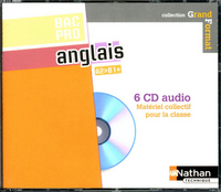 Anglais - Grand format 2de, 1re, Tle Bac Pro, Coffret 6 CD audio collectifs