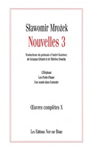 OEUVRES COMPLETES VOL 10 NOUVELLES 3