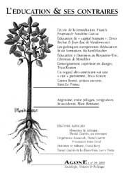 AGONE 29 / 30-2003 EDUCATION ET SES CONTRAIRES