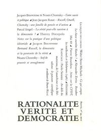 AGONE 44 - RATIONALITE, VERITE & DEMOCRATIE
