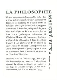 AGONE 48 - LA PHILOSOPHIE MALGRE EUX