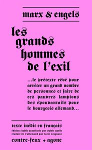 LES GRANDS HOMMES DE L'EXIL - TEXTE INEDIT EN FRANCAIS