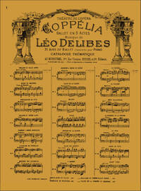 LEO CLEMENT PHILIBERT DELIBES: PRELUDE ET VALSE LENTE (PIANO SOLO) PIANO