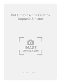 MASSENET JULES CID AIR NO.7 AIR DE L'INFANTE SOPRANO & PIANO BOOK