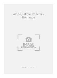 LEO CLEMENT PHILIBERT DELIBES: AIR DE 'LAKME' NO.5 TER: STROPHES (CON) (VOICE & PIANO)