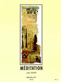 MASSENET JULES THAIS MEDITATION PIANO BOOK PIANO