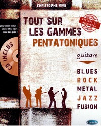 CHRISTOPHE RIME : TOUT SUR LES GAMMES PENTATONIQUES - RECUEIL + CD