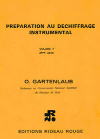 PREPARATION AU DECHIFFRAGE INSTRUMENTAL : VOLUME F, 2EME CAHIER - SUPERIEUR
