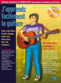 LAURENT HUET : J'APPRENDS FACILEMENT LA GUITARE - RECUEIL + CD