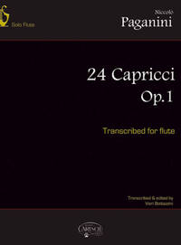 NICCOLO PAGANINI: 24 CAPRICCI OP.1 (TRANSCIBED FOR FLUTE)
