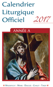 PACK 25 CALENDRIER LITURGIQUE OFFICIEL 2017