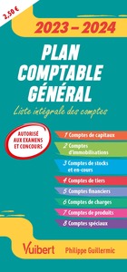 Plan comptable général 2023-2024