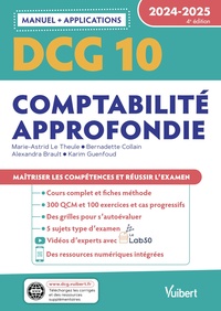 DCG 10 - Comptabilité approfondie : Manuel et Applications 2024-2025