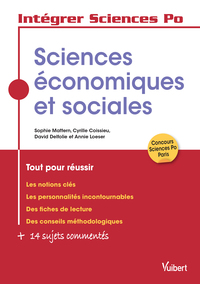 LES SCIENCES ECONOMIQUES ET SOCIALES A SCIENCES PO