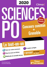 CONCOURS SCIENCES PO - CONCOURS COMMUN + GRENOBLE 2020 - NOUVEAU PROGRAMME - TOUT-EN-UN