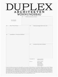 DUPLEX ARCHITEKTEN /ALLEMAND