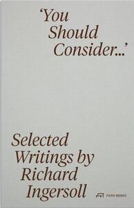 You Should Consider /anglais