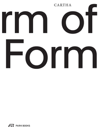 CARTHA On the Form of Form /anglais