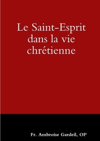 LE SAINT-ESPRIT DANS LA VIE CHRETIENNE