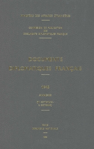 Documents diplomatiques français