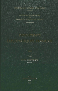 Documents diplomatiques français