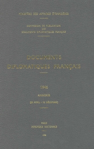 Documents diplomatiques français