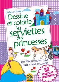 DESSINE ET COLORIE LES NAPPERONS DES PRINCESSES 32 SETS DE TABLE DETACHABLES