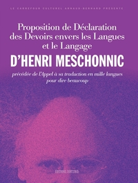 Proposition de déclaration des devoirs envers les langues et le langage