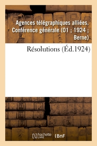 Résolutions