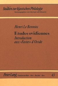 ETUDES OVIDIENNES