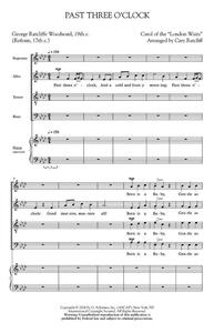 ARR. CARY RATCLIFF: PAST THREE O'CLOCK CHANT