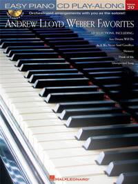 ANDREW LLOYD WEBBER FAVORITES PIANO +CD