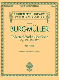 JOHANN FRIEDRICH BURGMULLER: COLLECTED STUDIES FOR PIANO - OP.100, OP.105, OP.109 PIANO