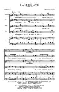 THOMAS BORUGIAN: I LOVE THE LORD (PSALM 116) CHANT